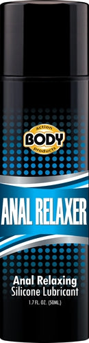Body Action Anal Relaxer Silicone Lubricant 1.7 Oz