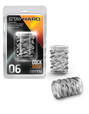 Stay Hard Cock Sleeve 06 - Clear