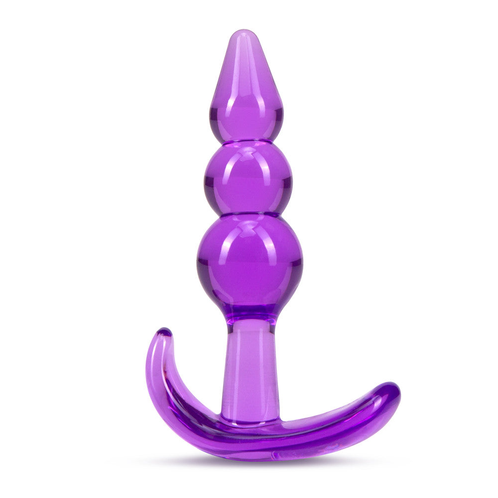 B Yours - Triple Bead Anal Plug - Purple