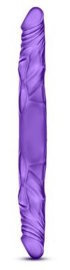 B Yours 14" Double Dildo - Purple