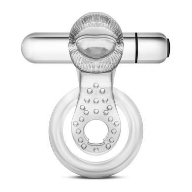 Stay Hard - 10 Function Vibrating Tongue Ring -  Clear