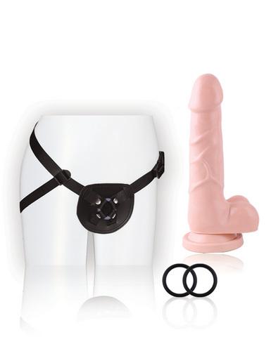 For You Harness  Beginners Kit With 7-Inch Cock