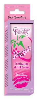 Snuggels - Lubricating Shrink Cream - Strawberry  - 0.42 Oz. Tube - Each