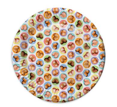 Mini Boob Plates - 8 Pack