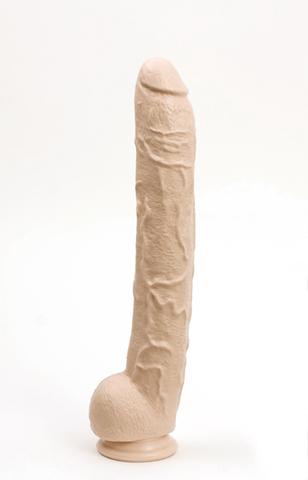 Dick Rambone Cock 17 inch - White
