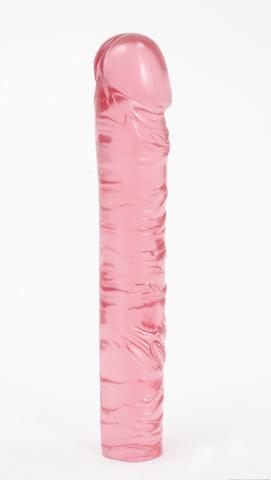 Crystal Jellies Classic Dong 10-Inch - Pink