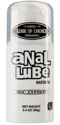 Anal Lube Natural  Airless Pump - 3.4 oz.