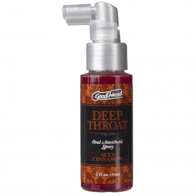 Goodhead Deep Throat Oral Aneshetic Spray 2 oz. - Sexy Cinnamon