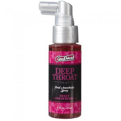 Goodhead Deep Throat Oral Aneshetic Spray 2 oz.  - Sweet Strawberry