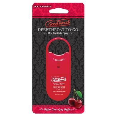 Goodhead to Go Deep Throat  Spray - Wild Cherry