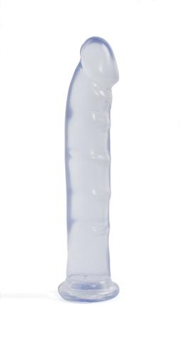 Jelly Jewels Dong With Suction Cup 6-inch - Clear