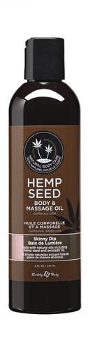 Skinny Dip Hemp Seed Body And Massage Oil- 8 oz.