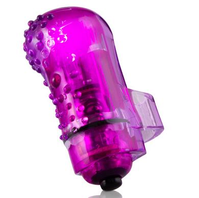 The FingOs Each Nubby Purple Fun Finger Vibe