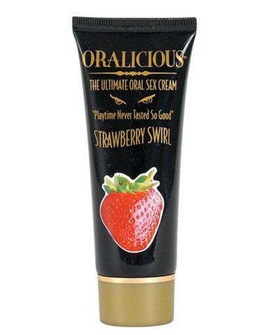 Oralicious: The Ultimate Oral Sex Cream, 2 oz. Tube - Strawberry