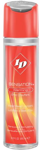 I-D Sensation Warming Water-Based Lubricant - 8.5 oz.