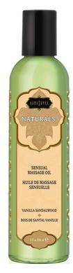 Naturals Massage Oil - Vanilla Sandalwood  8 Fl. Oz.