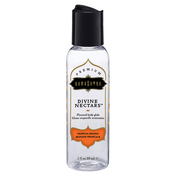 Divine Nectars Flavored Body Glide - Tropical Mango - 2 Fl. Oz.- 59ml