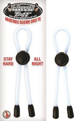 Mack Tuff Adjustable Silicone Cock Tie-clear