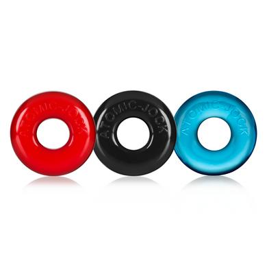 Ringer Cockring 3 Pack - Small - Multicolor