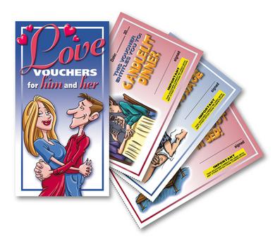 Love Vouchers for Him and  Her Coupons