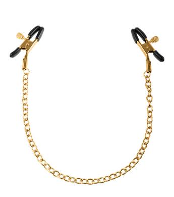 Fetish Fantasy Gold Chain  Nipple Clamps - Gold