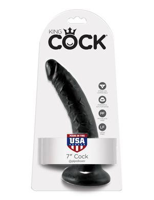 King Cock 7-inch Cock - Black