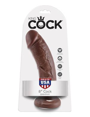 King Cock 8-inch Cock - Brown