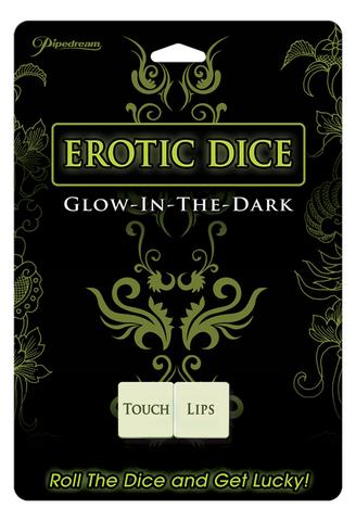 Erotic Dice Glow In The Dark Dice