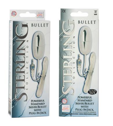 Sterling Collection Silver Bullet With Plug In Jack