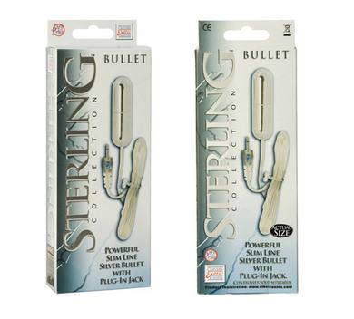 Sterling Collection Slimline Silver Bullet With Plug In Jack