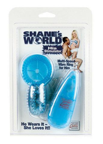 Shane's World His Vibrating Stimulator - Blue