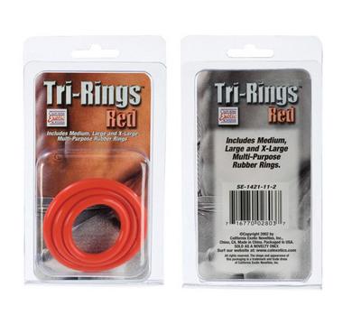 Tri Rings - Red
