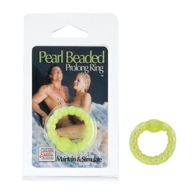 Pearl Beaded Prolong Ring - Green