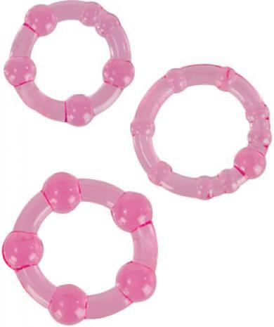 Silicone Island Rings - Pink