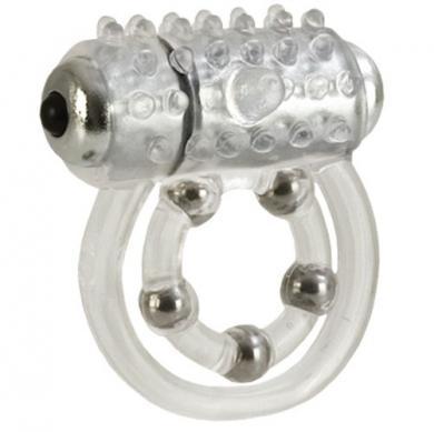 Maximus Enhancement Ring 5 Stroker Beads - Clear