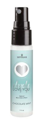 Deeply Love You Throat  Relaxing Spray - Chocolate  Mint - 1 Oz.