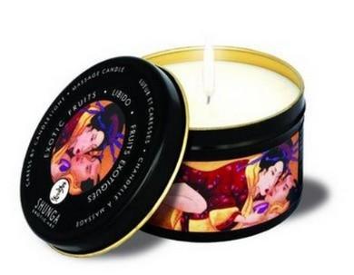 Caress By Candlelight Massage Candle - Exotic Fruits Libido