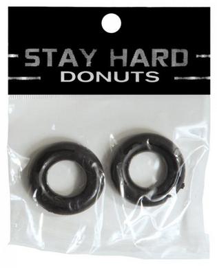 Stay Hard  Donuts - 2 Pack  - Black