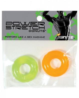 Power Stretch Donuts -  2 Pack - Orange and Green