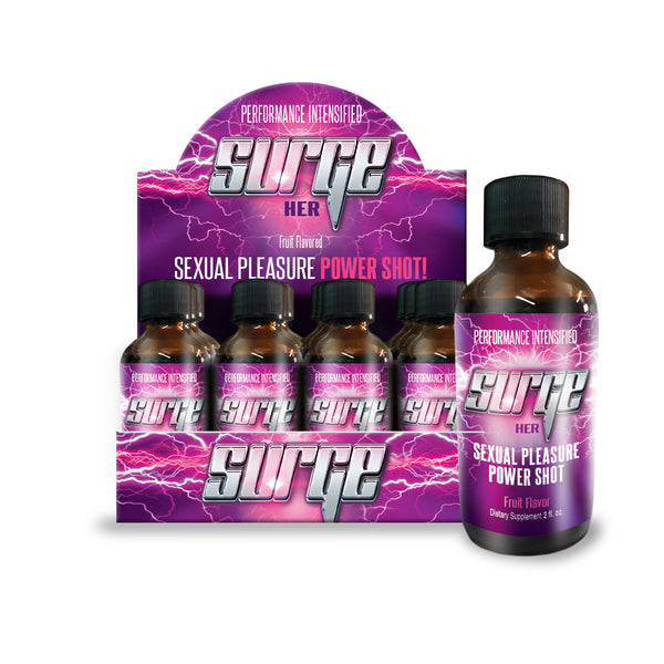 Surge for Her Female Sexual Enhancement 12ct Display 2 Fl Oz
