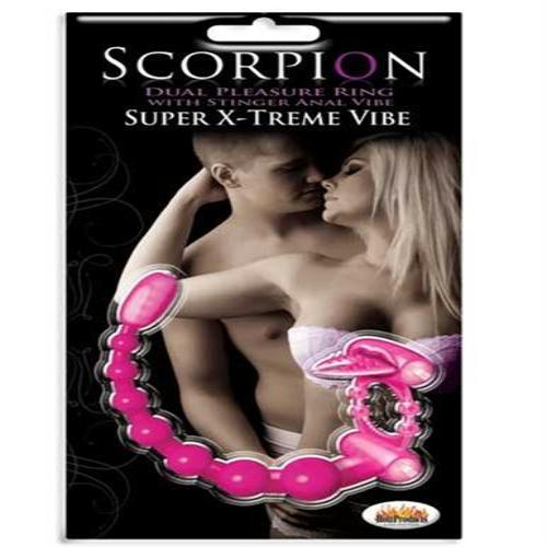 Super Xtreme Vibe Scorpion With Dual Stinger Anal Vibe - Magenta