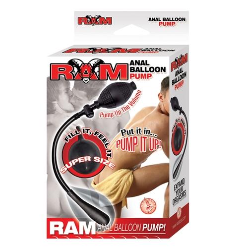 Ram Anal Balloon Pump - Black